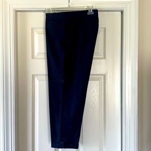 Talbots Navy Cargo Cropped Pants